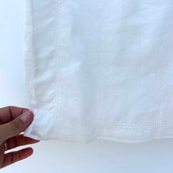 SIR The Label Pierre Maxi Skirt Sheer Long Cover-Up White Cottage Size 1 US 4 - Picture 8 of 10